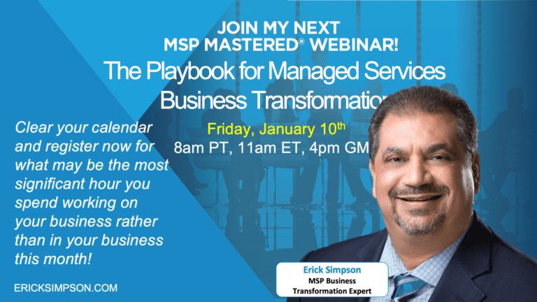 The Playbook for MSP Business Transformation – Webinar